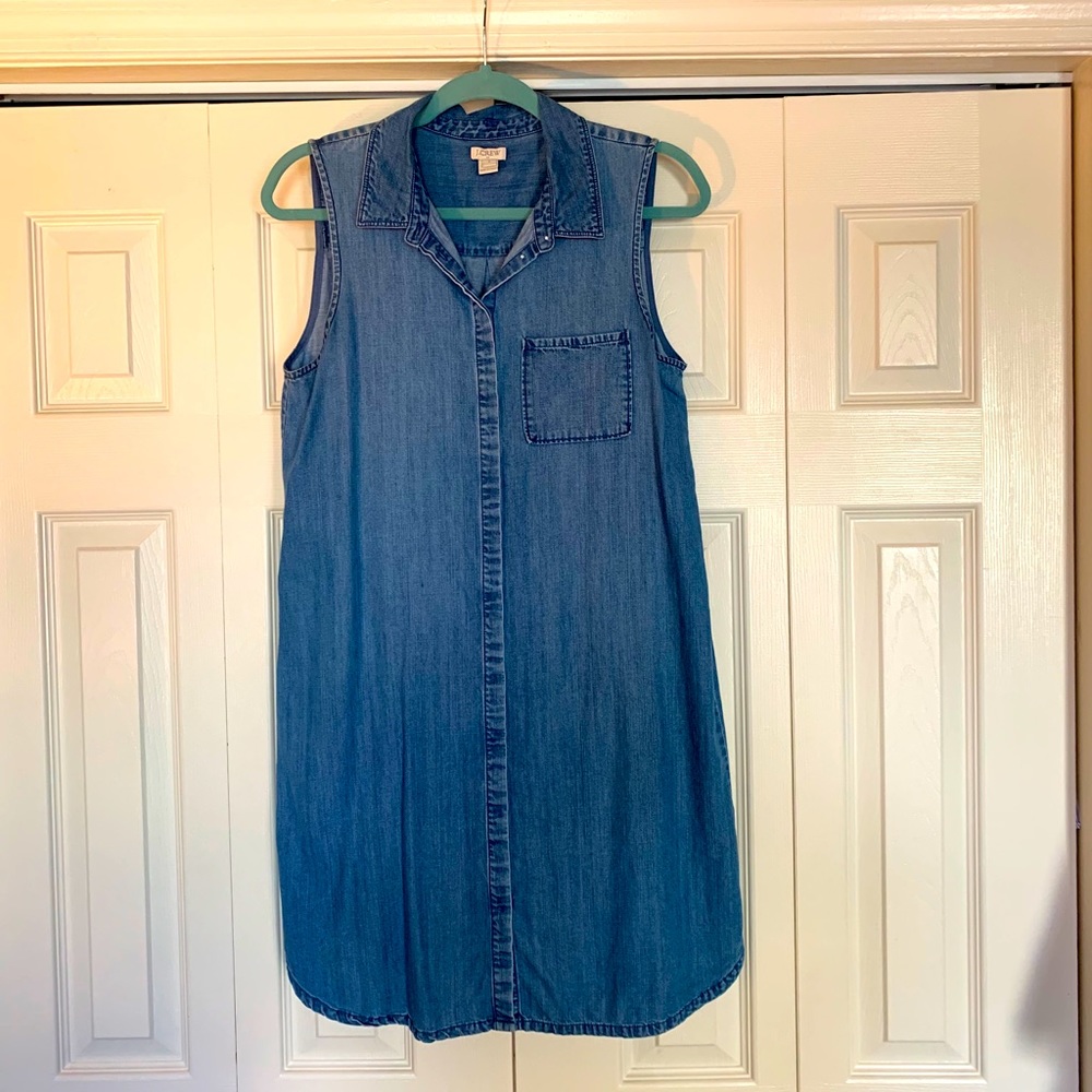 J Crew casual jean dress
